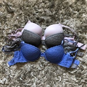 Aerie Push-Up Bra 3-Piece Bundle